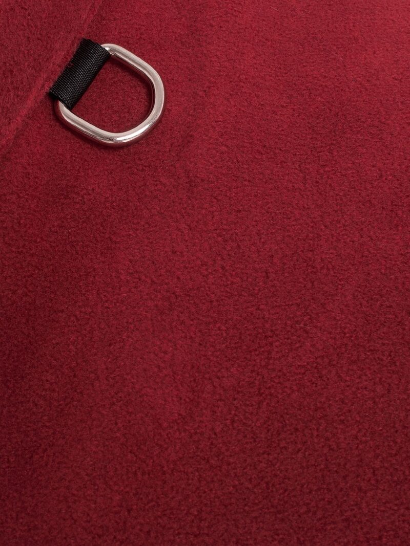 TORONTO BORDEAUX/GOLD FLEECE BLANKET
