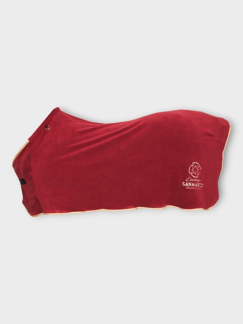 TORONTO BORDEAUX/GOLD FLEECE BLANKET