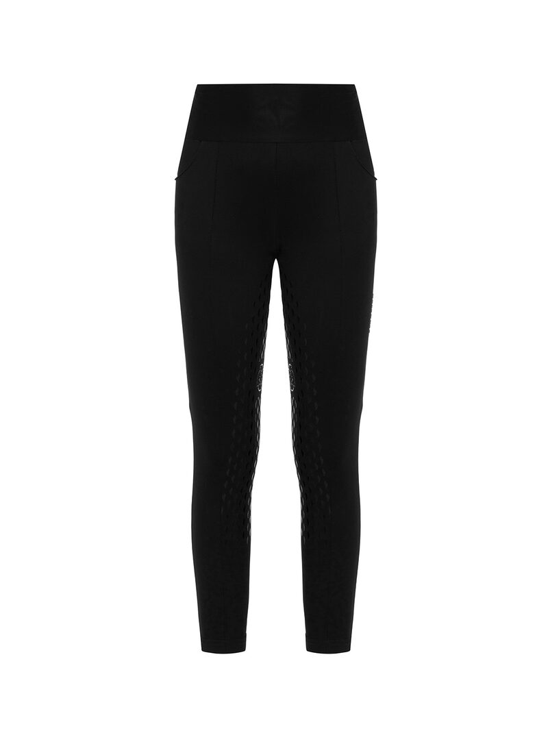 LUNA BLACK GIRL'S FULL GRIP PRO LEGGINGS