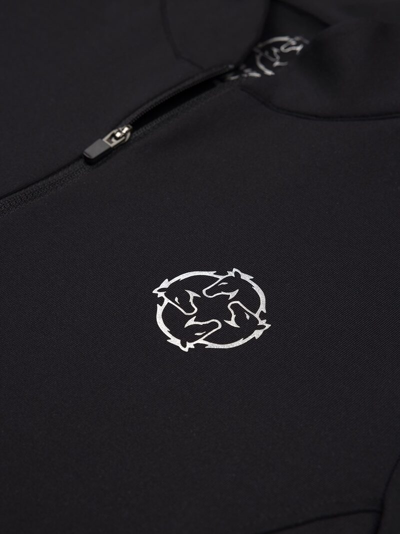 ASPEN BLACK WOMEN'S LONG SLEEVE BASE LAYER QUARTER ZIP