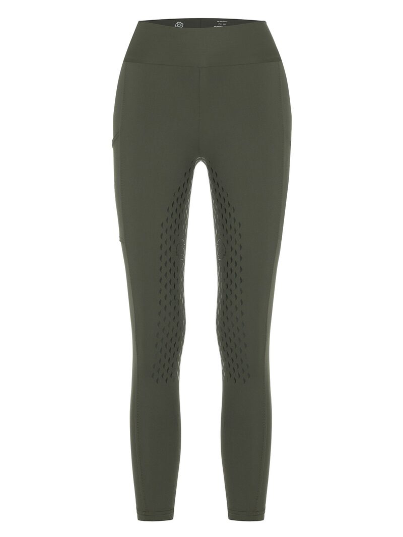 ALLEGRA GREEN WOMEN'S FULL GRIP PRO LEGGINGS