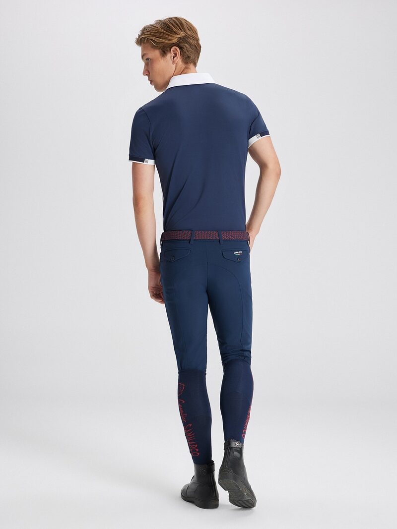 LEONARDO NAVY MEN'S KNEE GRIP PRO BREECHES