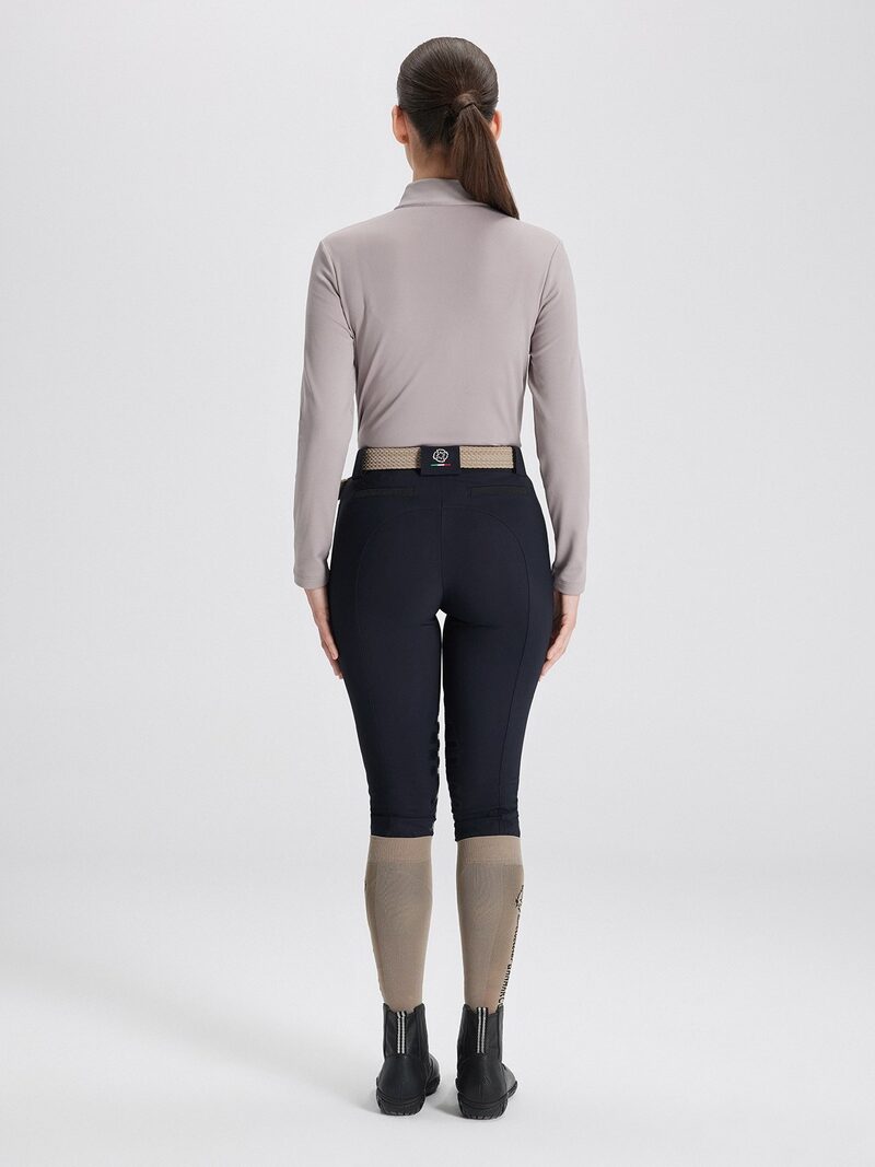 ASPEN BEIGE WOMEN'S LONG SLEEVE BASE LAYER QUARTER ZIP