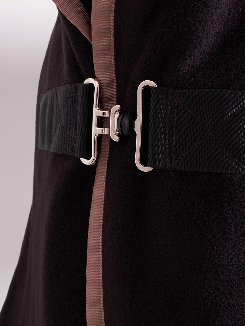 TORONTO BLACK/ROSE GOLD FLEECE BLANKET