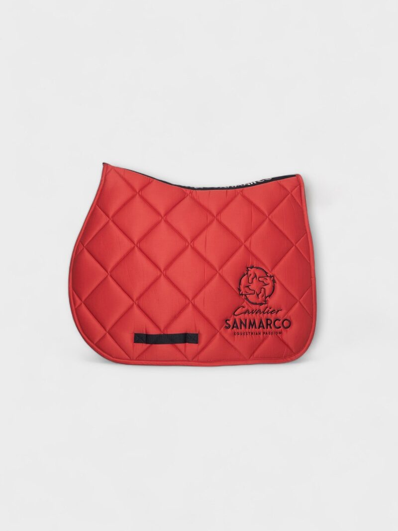 LONDON DARK ORANGE DIAMOND SADDLE PAD