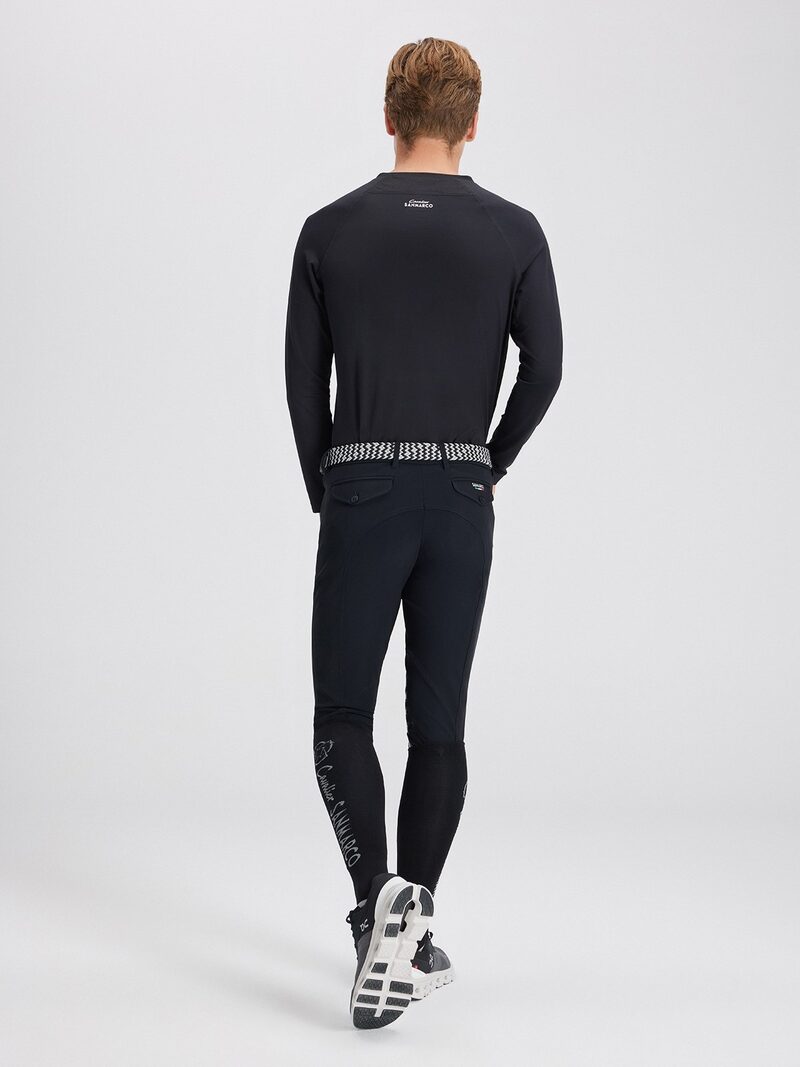 COPENHAGEN BLACK MEN'S LONG SLEEVE BASE LAYER