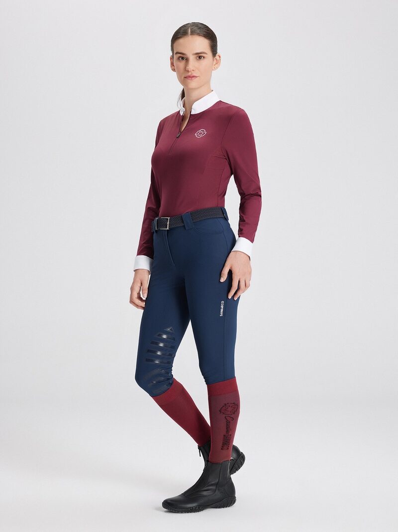 ALEA NAVY WOMEN'S KNEE GRIP PRO BREECHES