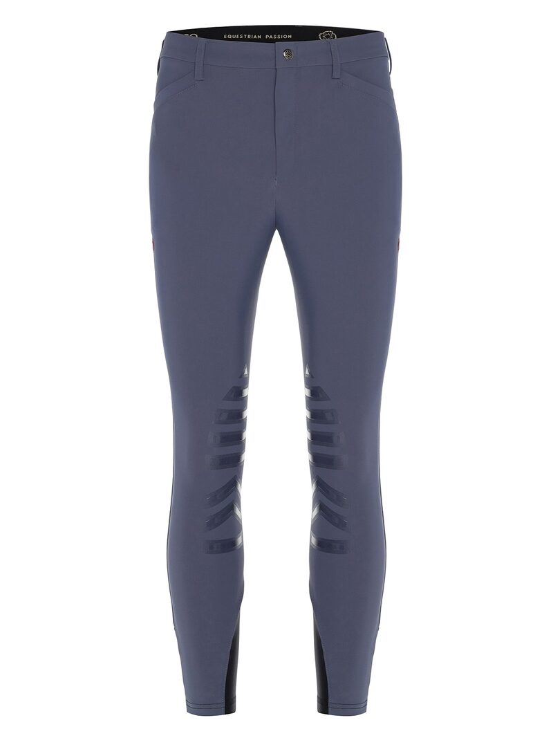 LEONARDO STORM BLUE MEN'S KNEE GRIP PRO BREECHES