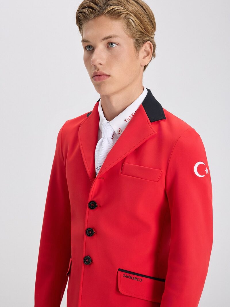 AREZZO-TBF RED MEN'S PRO COMPETITION JACKET X TEAM TÜRKİYE