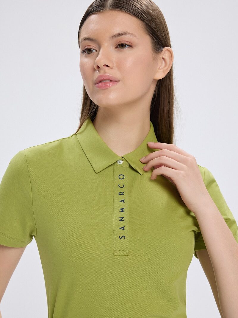 VALENCIA PISTACHIO GREEN WOMEN'S TECH TRAINING POLO SHORT SLEEVE