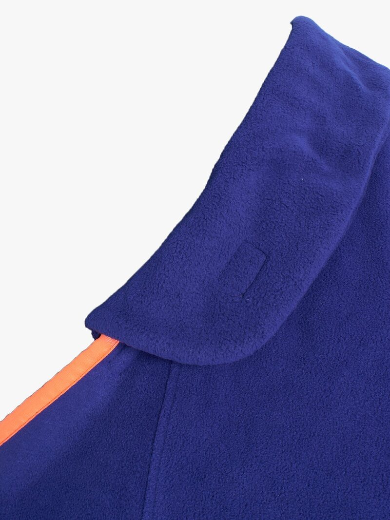 WINDSOR ELECTRIC BLUE/ORANGE FLEECE BLANKET WITH COLLAR