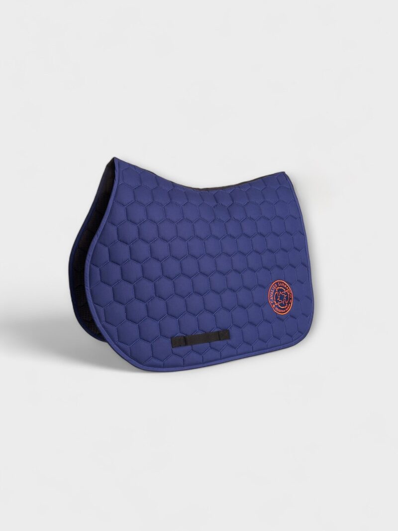 PARIS ELECTRIC BLUE HONEYCOMB SADDLE PAD