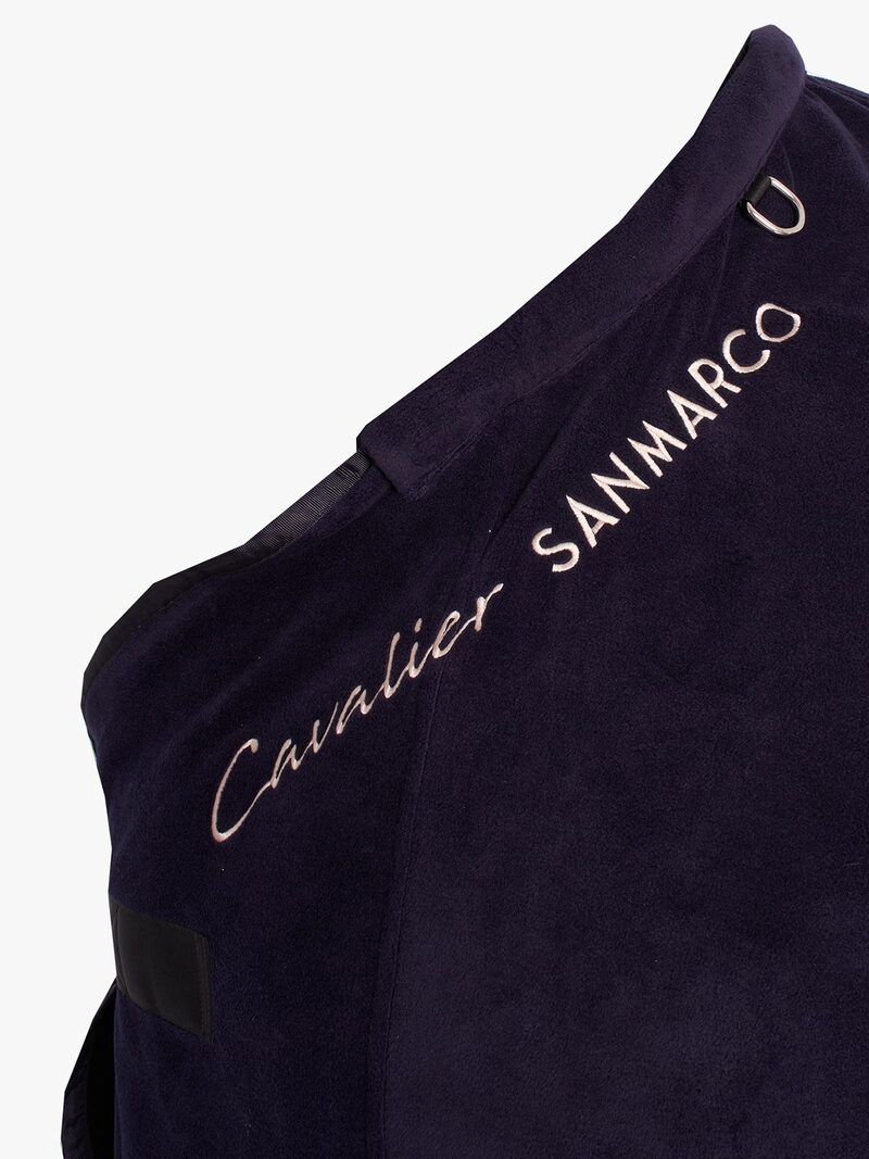 YORK NAVY/BORDEAUX TWO COLOR FLEECE BLANKET