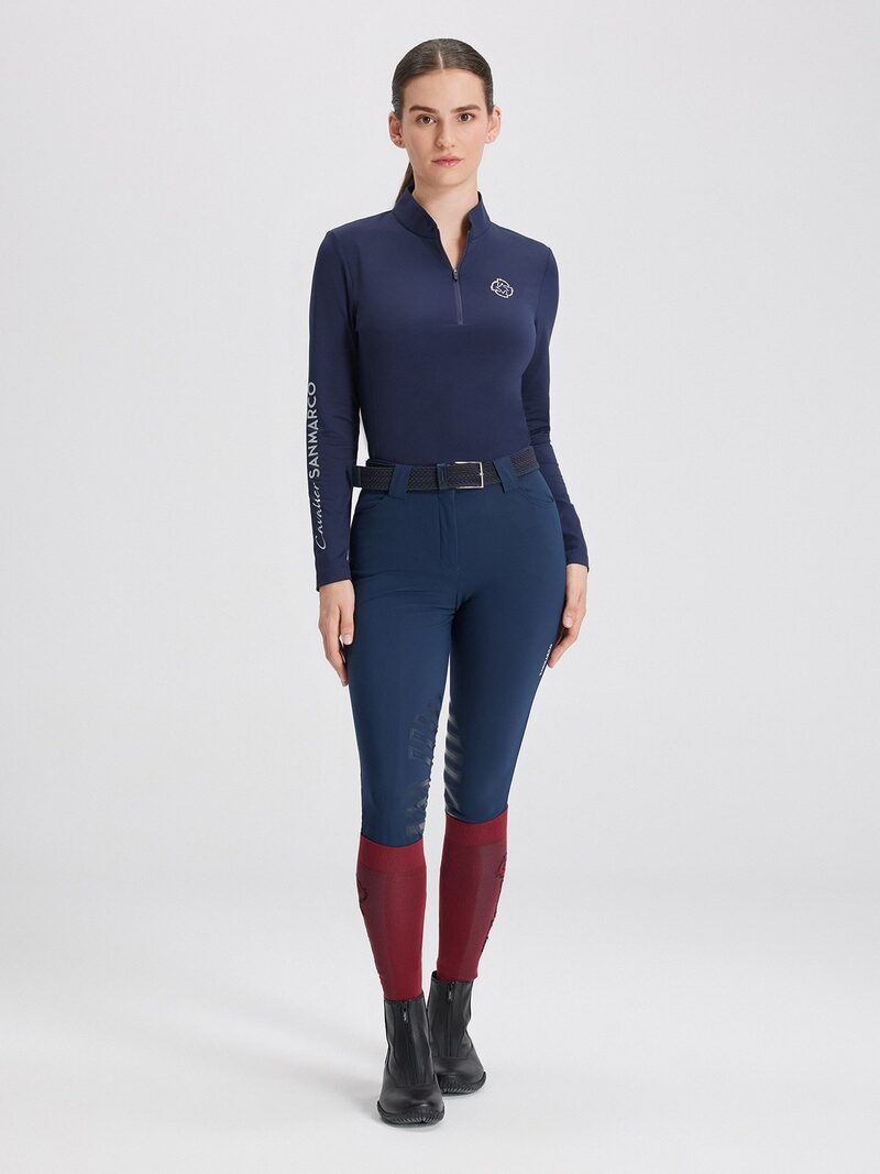 ALEA NAVY WOMEN'S KNEE GRIP PRO BREECHES