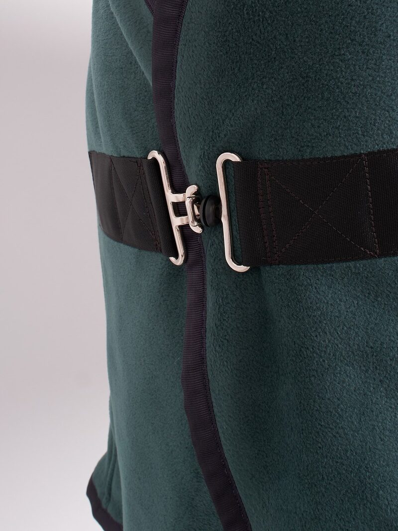 YORK GREEN/NAVY TWO COLOR FLEECE BLANKET