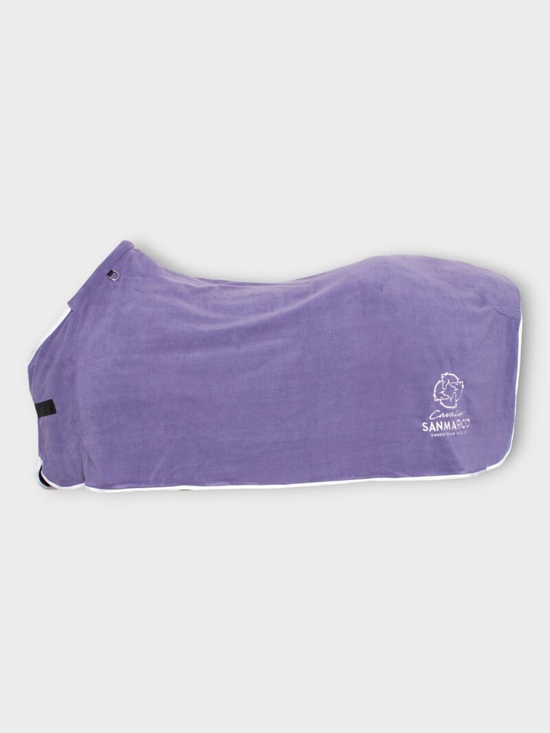 TORONTO LILAC/WHITE FLEECE BLANKET