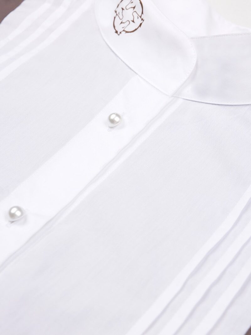 MARCELA MINK/WHITE WOMEN'S COMPETITION SHIRT BIB PANEL