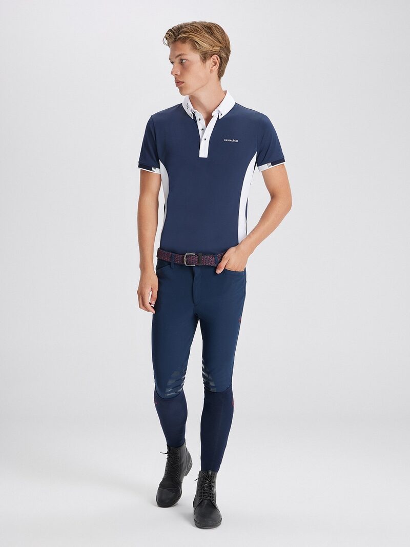 LEONARDO NAVY MEN'S KNEE GRIP PRO BREECHES