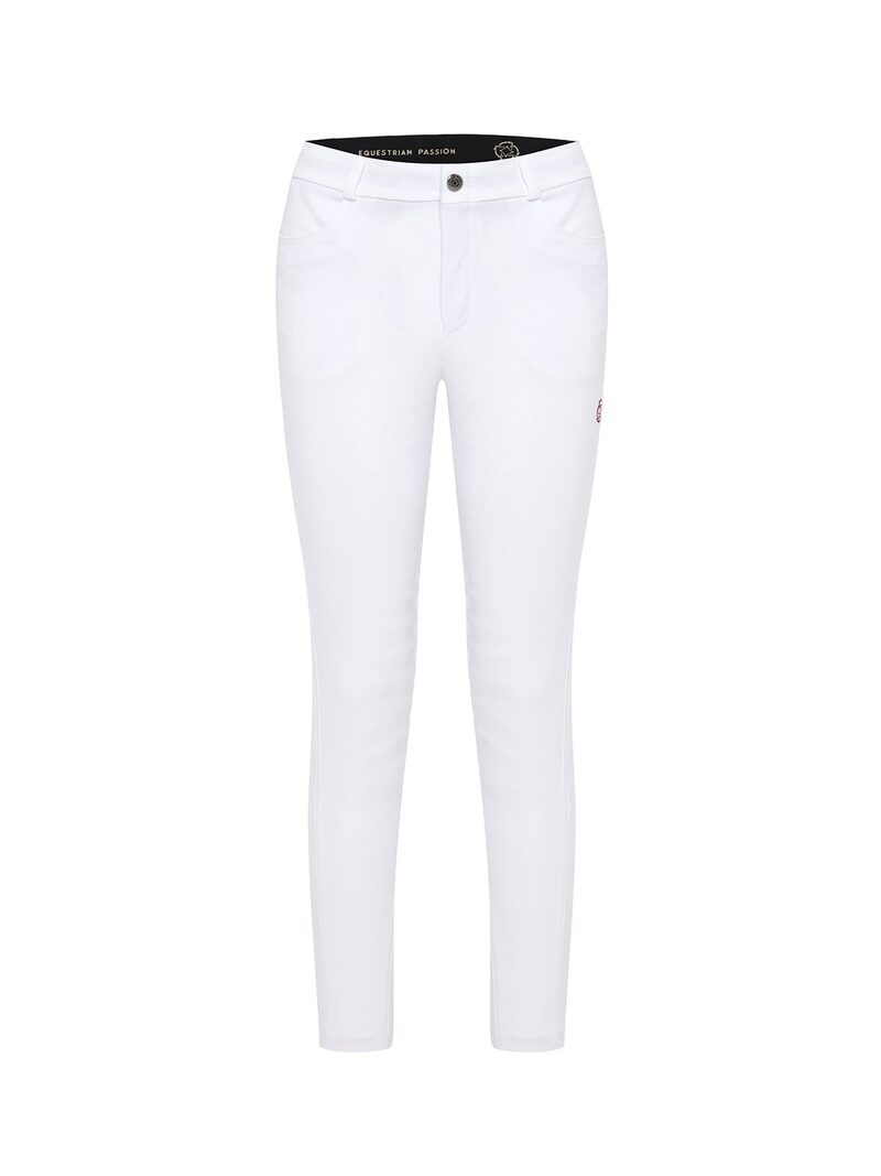 ATLANTIS WHITE KID'S UNISEX KNEE GRIP PRO BREECHES