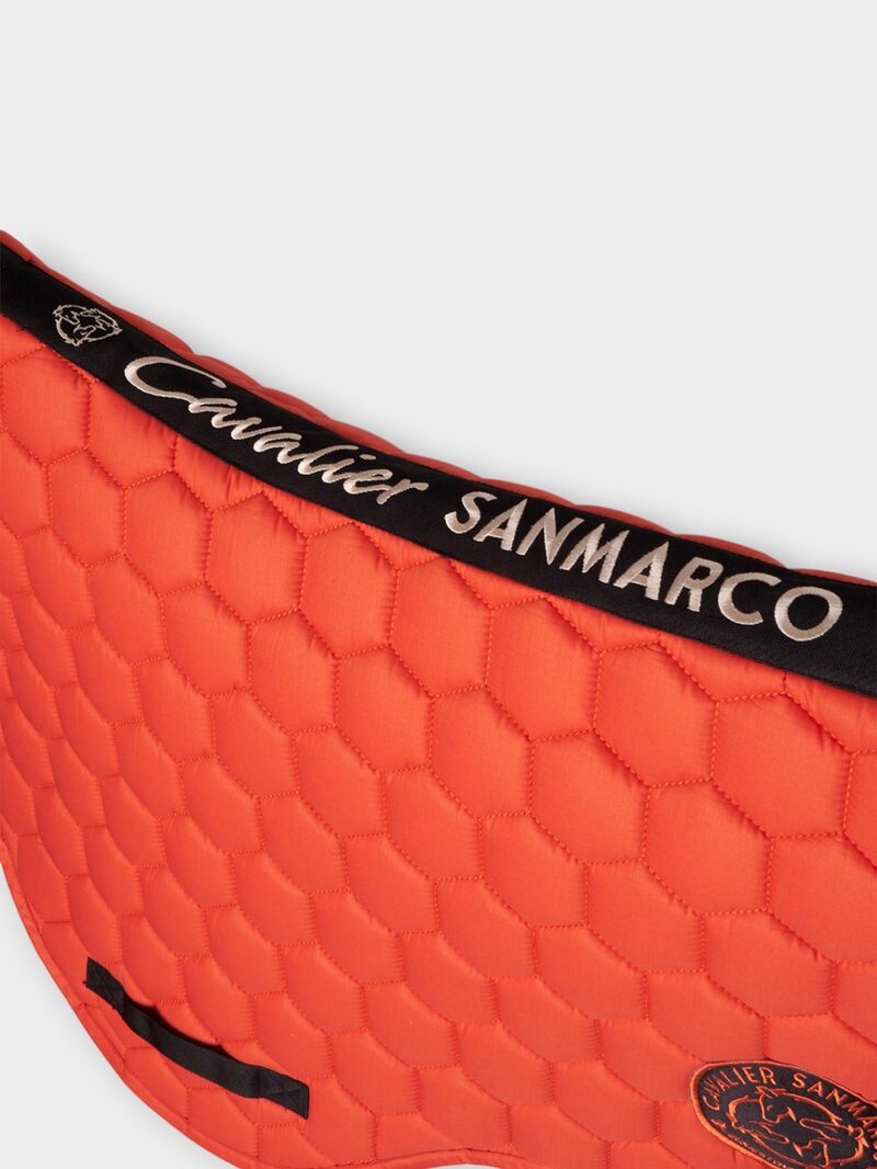 PARIS-P ORANGE HONEYCOMB SADDLEPAD
