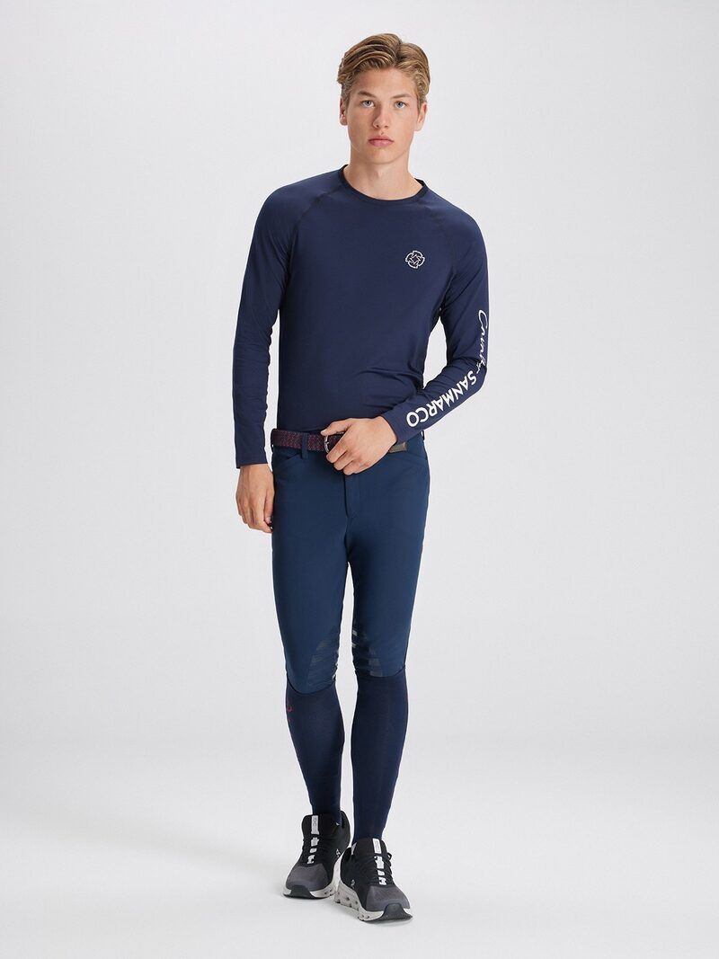 COPENHAGEN NAVY MEN'S LONG SLEEVE BASE LAYER