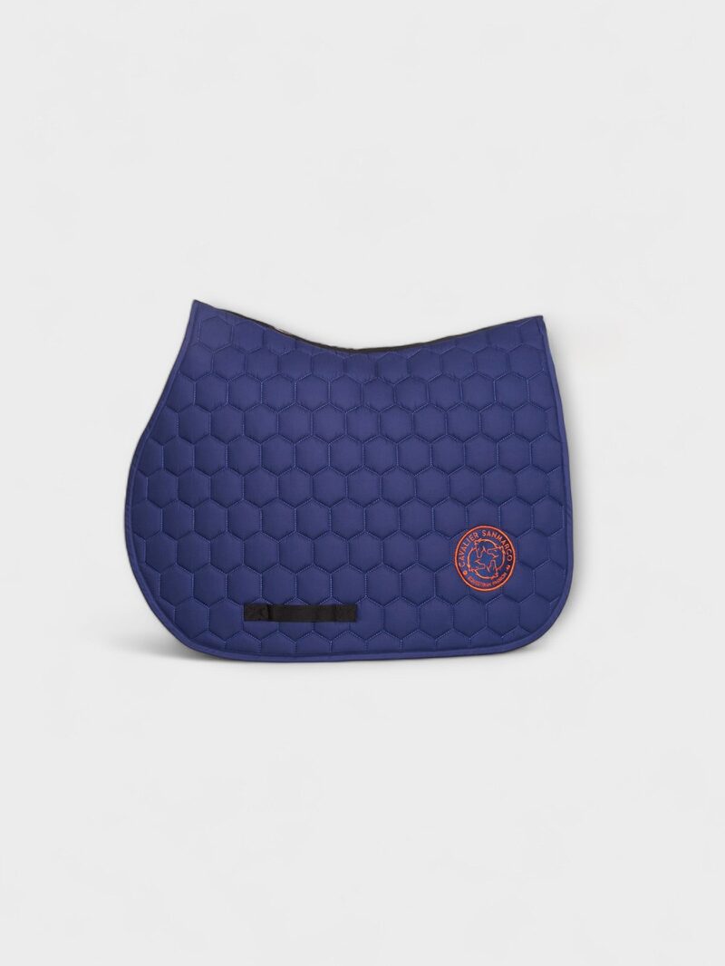 PARIS ELECTRIC BLUE HONEYCOMB SADDLE PAD