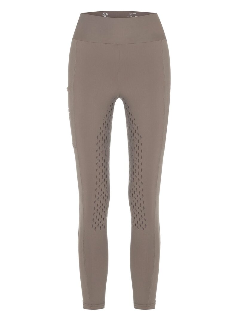 ALLEGRA TAUPE WOMEN'S FULL GRIP PRO LEGGINGS